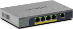 NETGEAR 5-PORT POE+ 1G PLUS SWITCH, POE BUDGET 120 W FANLESS