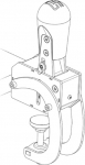 Heusinkveld table clamp for MagShift Mini