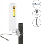 Delock antenna - 5G, LTE, SMA-Stecker, fest