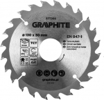 Graphite Circular saw blade, widiowa, 130 x 30 mm, 24 in order to