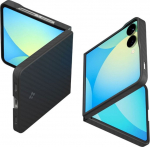 Spigen Airskin Aramid - Case do Samsung Galaxy Z Flip 7 (Black)