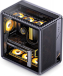 Jonsplus BO400 PC-Geh&auml;use, Midi Tower, ATX, Tempered Glass &ndash; gunmetal grey