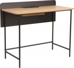 Desk HARPER 100x49.5xH85cm, ash/black