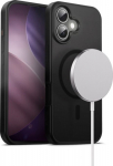 Crong Case Hybrid Frost MAG Cover iPhone 17 MagSafe Czarne