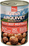 ARQUIVET Fresh Beef meatballs in sauce - wet dog food - 400g