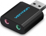 Vention USB External Sound Card Black Metal Type