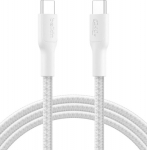 Belkin USB-C/USB-c Kabel 240W 2m geflochten, wei&szlig; CAB025hq2MWH
