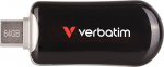 Verbatim Pendrive Plectra 64GB USB-C 100MB/s 30224 czarny