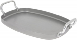 De Buyer Mineral B Rectangular Plancha Grill, 38x26 cm