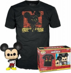 Funko Pop! & Tees (Adult): Disney - Mickey Mouse (Diamond Collection) (Special Edition) Vinyl Figure & T-Shirt (M)