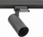 GTV Track light fixture 1-phase LIMA GU10 max.20W AC220-240V IP20 round black XLT-LMAGU10OC-NB