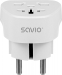 SAVIO AP-06 Adapter traveler, global socket &ndash; wtyk EU