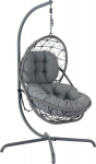 Hanging chair AMARA 134x134xH196cm, dark grey