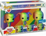 Funko Pops! with Purpose DC Pride: 3-Pack Heroes - Poison Ivy, Harley Quinn, Robin (Special Edition) Vinyl Figure
