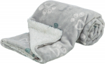 Trixie Jimmy Soft, blanket, For a dog/Cat, soft plush, light gray, 100 x 70 cm