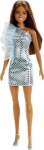 Mattel Barbie: Glitz Outfits - Dark Skin Doll with Light Blue Dress (HJR95)