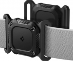 Apple AirTag 2 / AirTag kinnitus lemmiklooma vm rihma k&uuml;lge Tough Armor Pet Collar, must, Spigen