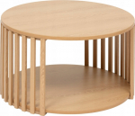 5five Lamella coffee table, round SLAT, 60 cm