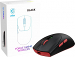 MSI Forge GM340 W Black WIRELESS Gaming Maus