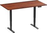 Adjustable Height Table Up Up Bjorn II Black, Table top L Dark Walnut