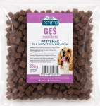 PETITTO Soft goose meat cubes - dog treat - 500g