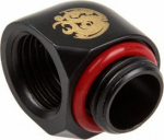 Bitspower Adapter 90 Grad G1/4 Zoll AG auf G1/4 Zoll IG - carbon schwarz