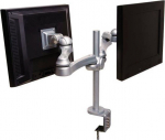 ROLINE Dual LCD Monitor Arm - Befestigungskit (Clamping fixture for table, Adjustable mounting arm)