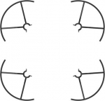 Ryze Tello, powered by DJI Propeller Guard - propeller guards