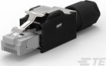 TE Connectivity RJ45 CONNECTOR CAT6A, IP20 PLUG