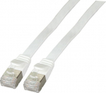 EFB Elektronik EFB RJ45 Flachpatchkabel U/FTP, Cat.6A, PVC, 1.5m, wei&szlig;