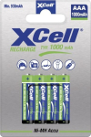 XCell Akku X1000 Ni-MH Micro AAA 1.2V 1000mAh 4St