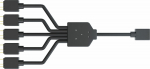 Col Cooler Master 3-Pin ARGB 1-5 splitter (MFX-AWHN-1NNN5-R1)
