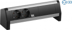 Bachmann Desk - indoors - Typ F - Aluminium - Kunststoff - 2 AC-Outputs - 1 St&uuml;ck(e)
