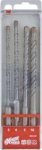 Modeco drill bit for concrete SDS+ 6 10 12 8mm zestaw (MN61202)
