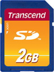 Transcend 2 GB SecureDigital (SD) memory stick
