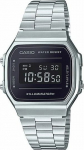 Casio Unisex Watch A168WEM -1EF Retro Vintage Mirror srebrny