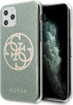 Guess GUHCN65PCUGLKA Hardcase 4G Circle Glitter for iPhone 11 Pro Max / khaki