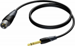 Cable Procab Jack 6.3mm - XLR 1.5m czarny (CLA724/1.5)