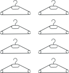 Beldray LA072684FEU7 Eco Recycled Hangers Black