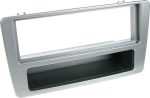 2GO ACV 1-DIN facia plate with pocket Honda Civic 07/2001  silver 100616