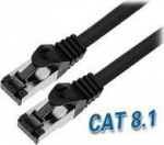 Transmedia TI 29-10 - 10 m - Cat8.1 - S/FTP (S-STP) - RJ-45 - RJ-45 - Schwarz