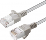 MicroConnect CAT6A U-FTP Slim, LSZH, 5m, Network Cable, Grey