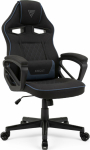 Armchair SENSE7 Knight black and blue fabric
