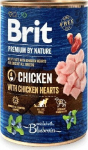BRIT Premium By Nature Chicken and Hearts - wet dog food - 400 g