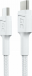 Kabel USB Green Cell USB-C - USB-C 0.3 m White (KABGC31W)