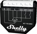 Shelly Qubino Wave Shutter electrical relay Black