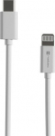 Natec Genesis Kabel Lightning (M)->USB-C(M) 1m MFI Prati White