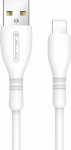 Kabel USB Jellico USB-A - Lightning 1 m White (6974929201371)