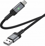 Kabel USB Borofone USB-A - microUSB 1.2 m Czarny (KABAV1004)
