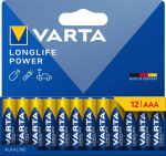 Varta Battery LONGLIFE Power AAA NEU 12St